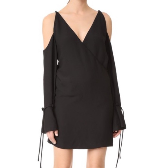 IRO Dresses & Skirts - NWT IRO cold shoulder wrap effect mini dress